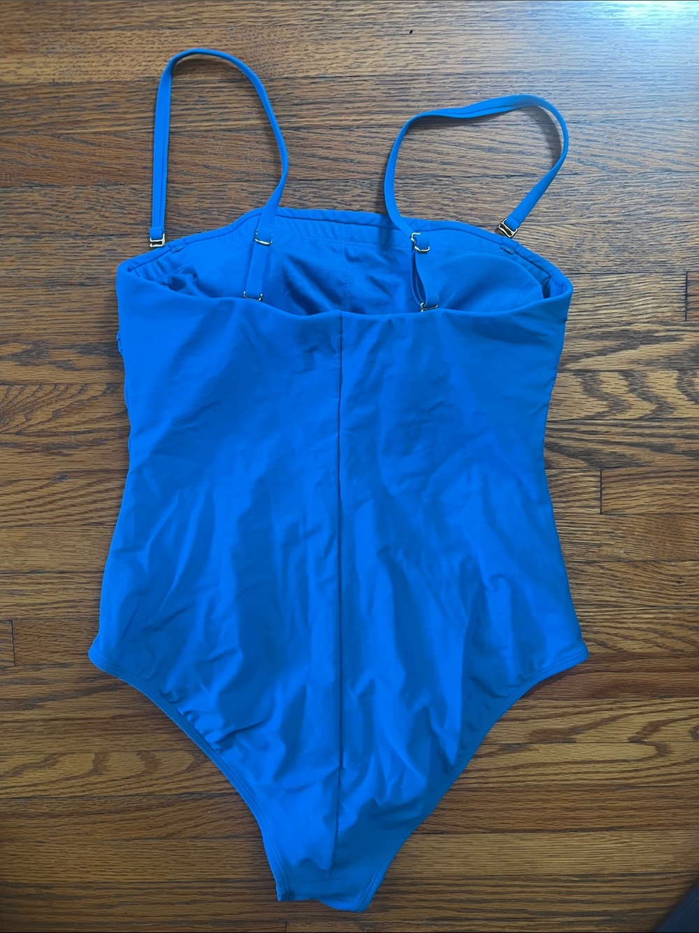 Shade & Shore Bright Blue One-Piece Swimsuit - medium 8/10 - Picture 2 of 4